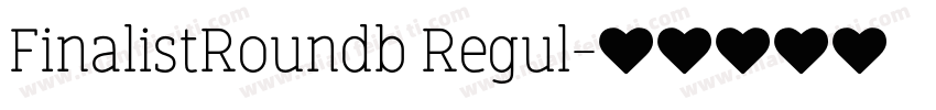 FinalistRoundb Regul字体转换